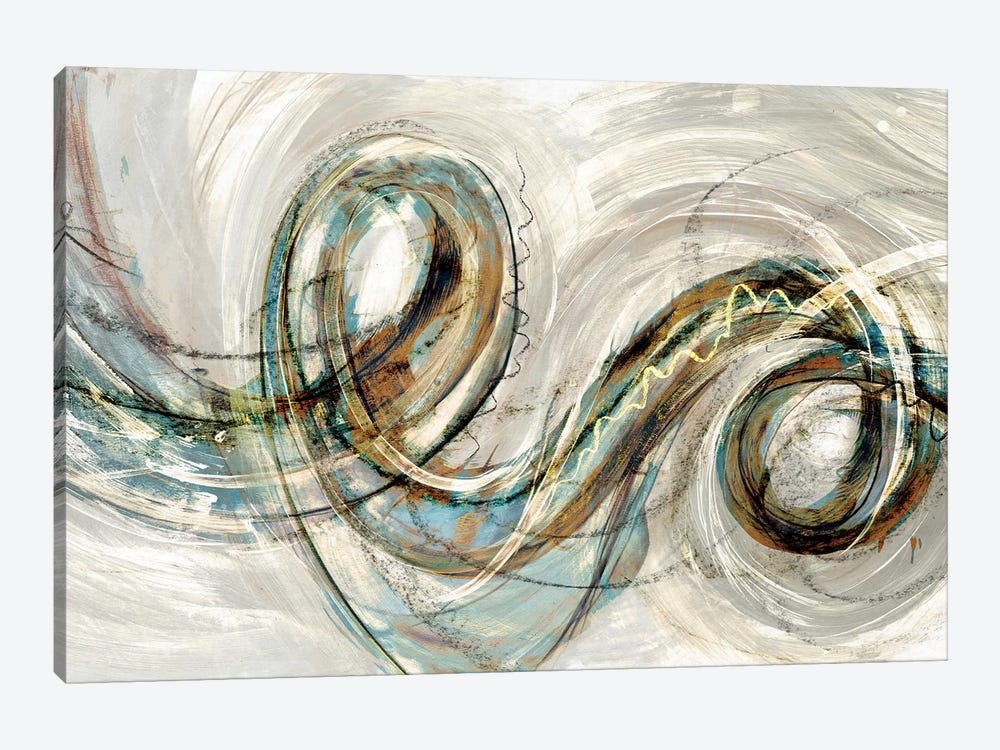 Swirly Whirly II by PI Studio 1-piece Canvas Art Print