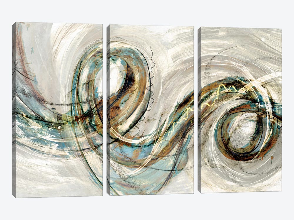 Swirly Whirly II by PI Studio 3-piece Art Print