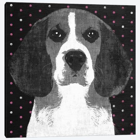 Beagle Canvas Print #PST73} by PI Studio Art Print