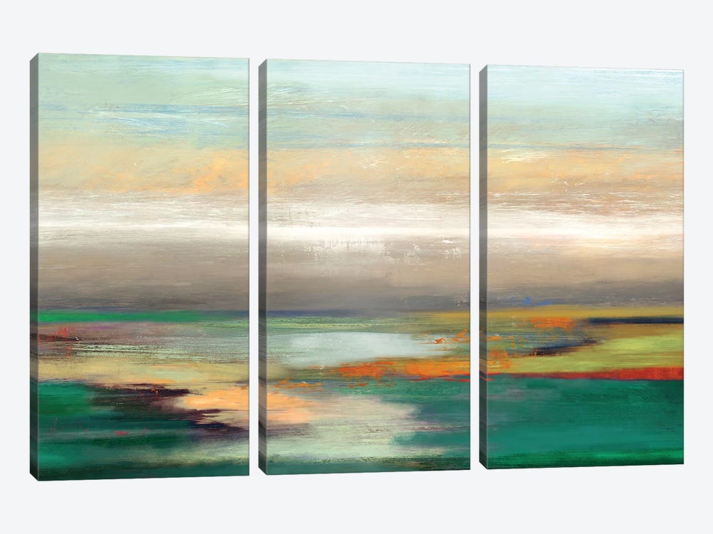 Teal Askew by PI Studio 3-piece Canvas Wall Art