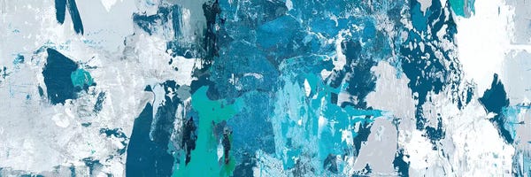 Large Modern Art - Canvas Prints: Tainted Blue by PI Studio