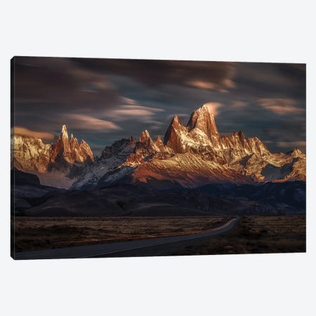 Patagonia Sky In Motion Canvas Print #PSV15} by Peter Svoboda Canvas Wall Art