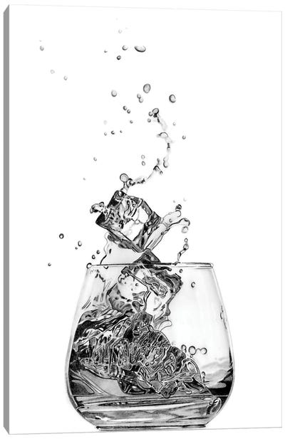 Whisky Splash XI Canvas Art Print - Paul Stowe