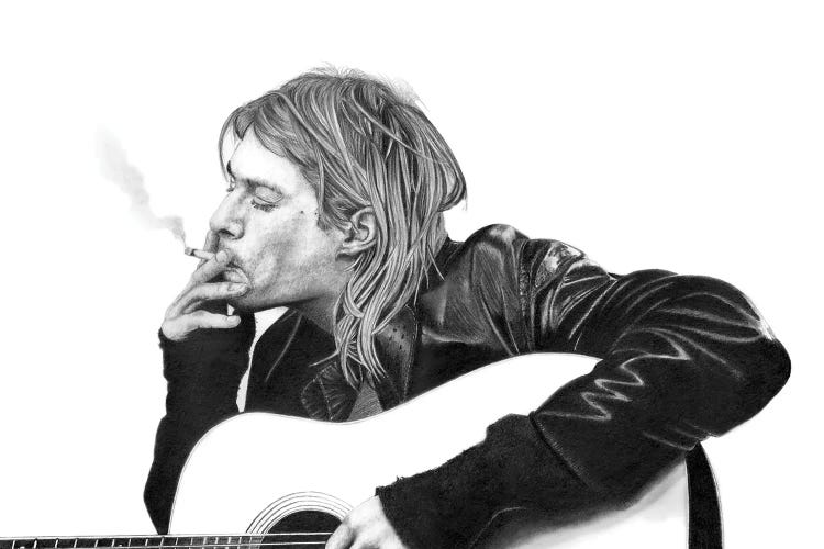 Kurt Cobain by Paul Stowe wall art