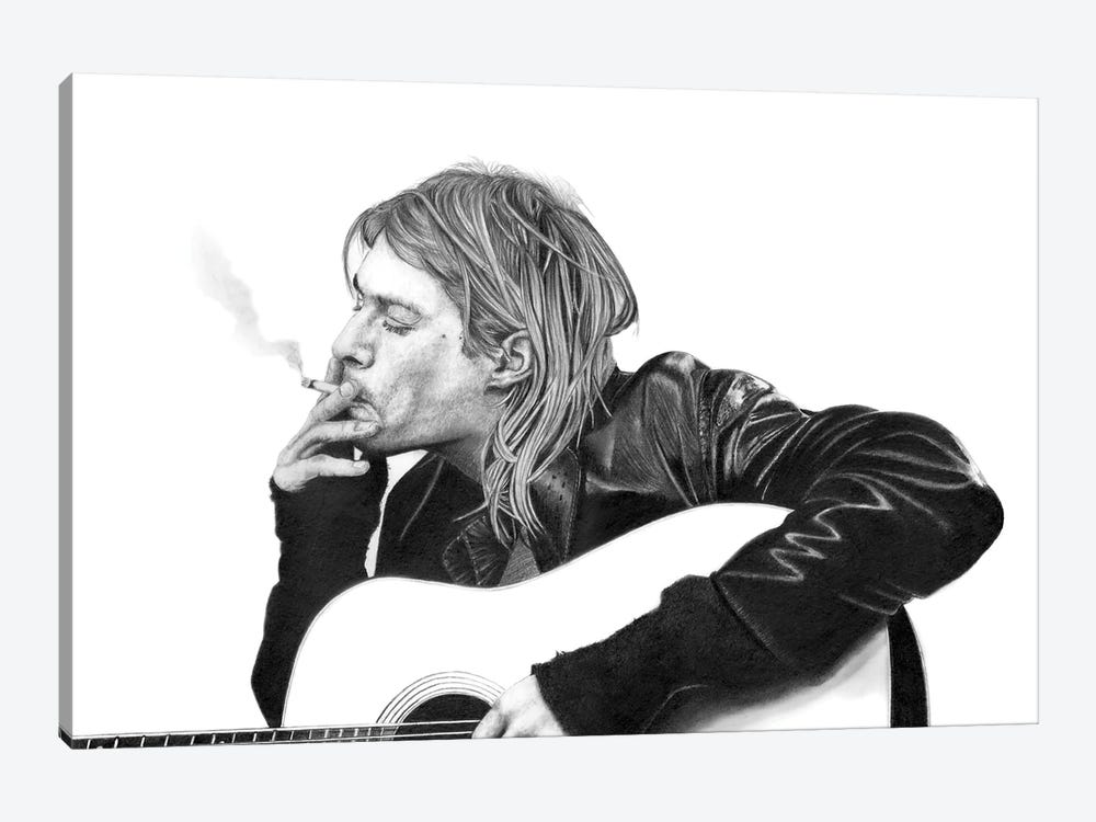 Kurt Cobain by Paul Stowe 1-piece Canvas Wall Art