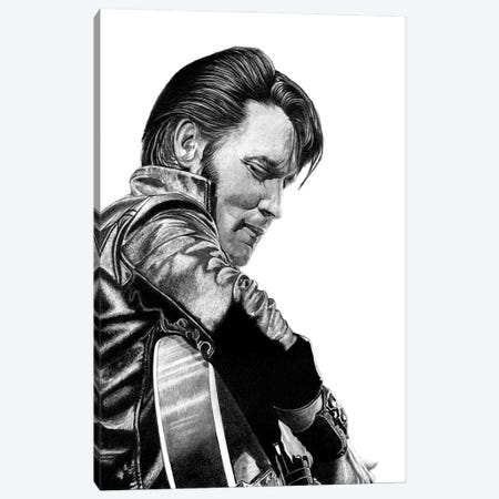 Elvis Canvas Print #PSW111} by Paul Stowe Canvas Wall Art