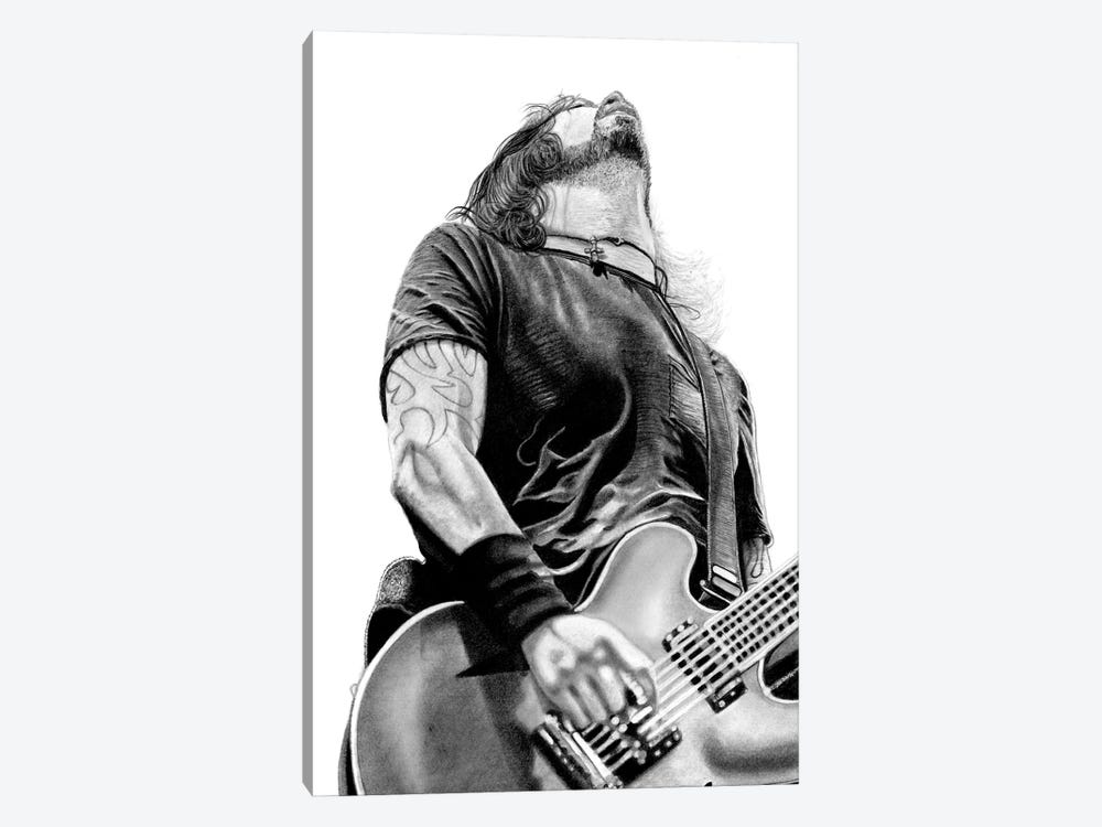 Dave Grohl by Paul Stowe 1-piece Canvas Wall Art