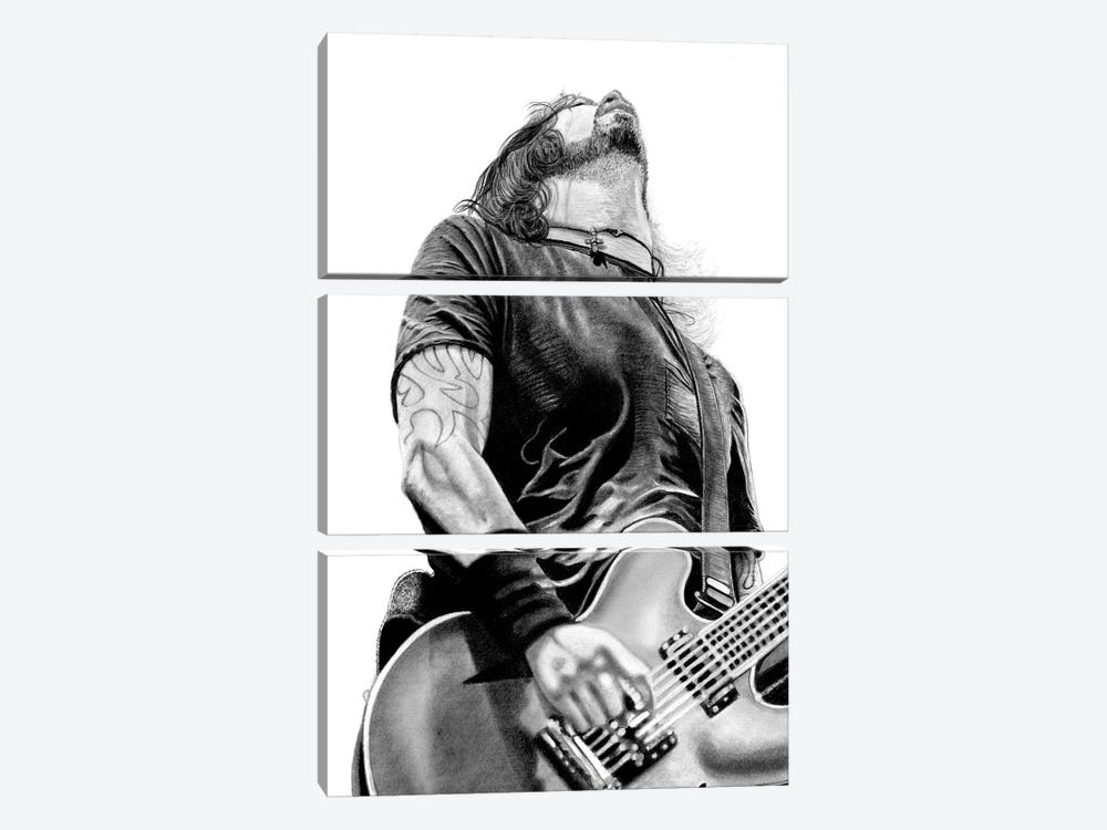 Dave Grohl by Paul Stowe 3-piece Canvas Art