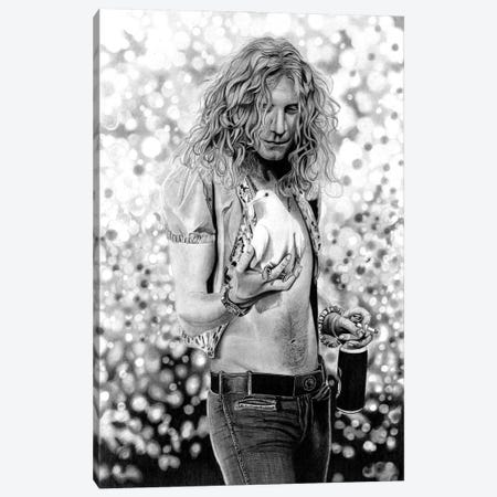 Robert Plant Canvas Print #PSW113} by Paul Stowe Canvas Art