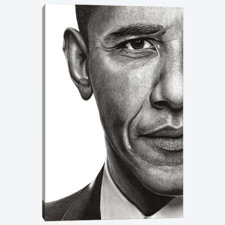 Obama Canvas Print #PSW11} by Paul Stowe Canvas Wall Art