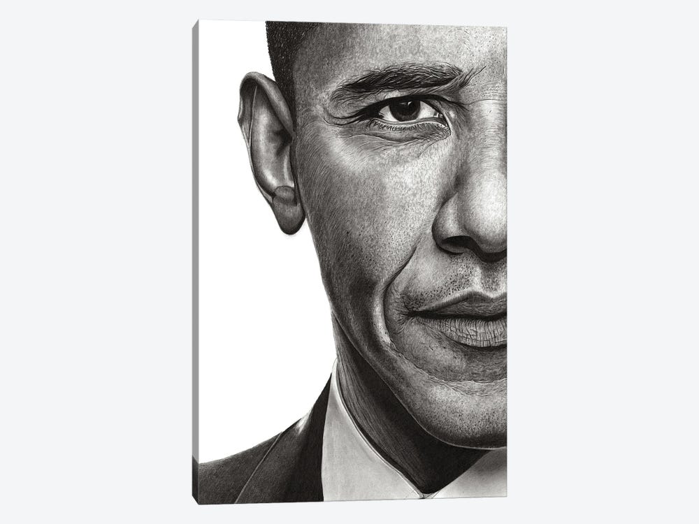 Obama by Paul Stowe 1-piece Canvas Wall Art