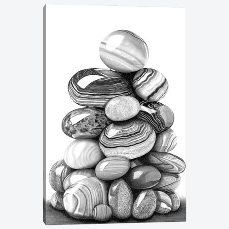 A Pile Of Pebbles Canvas Print #PSW121} by Paul Stowe Canvas Print