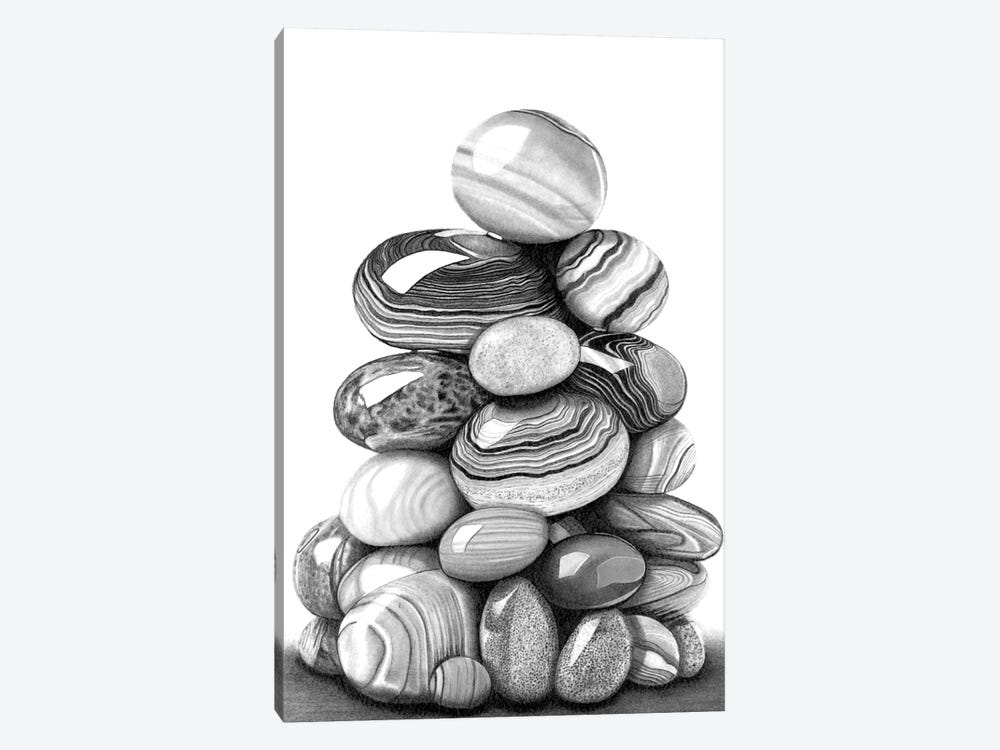 A Pile Of Pebbles by Paul Stowe 1-piece Canvas Wall Art