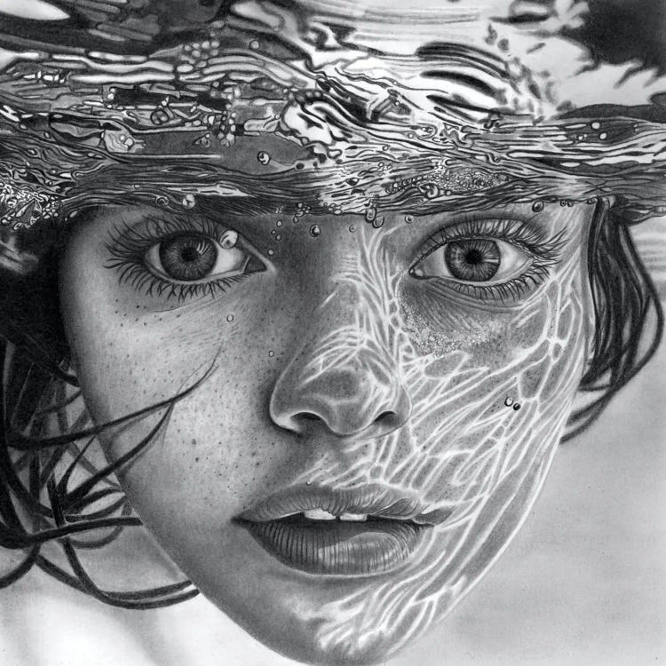 Submerged V