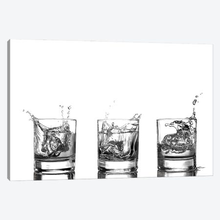 Triple Whisky Splash Canvas Print #PSW15} by Paul Stowe Canvas Print