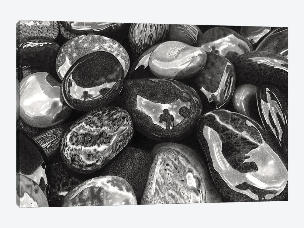Wet Pebbles VI by Paul Stowe 1-piece Art Print