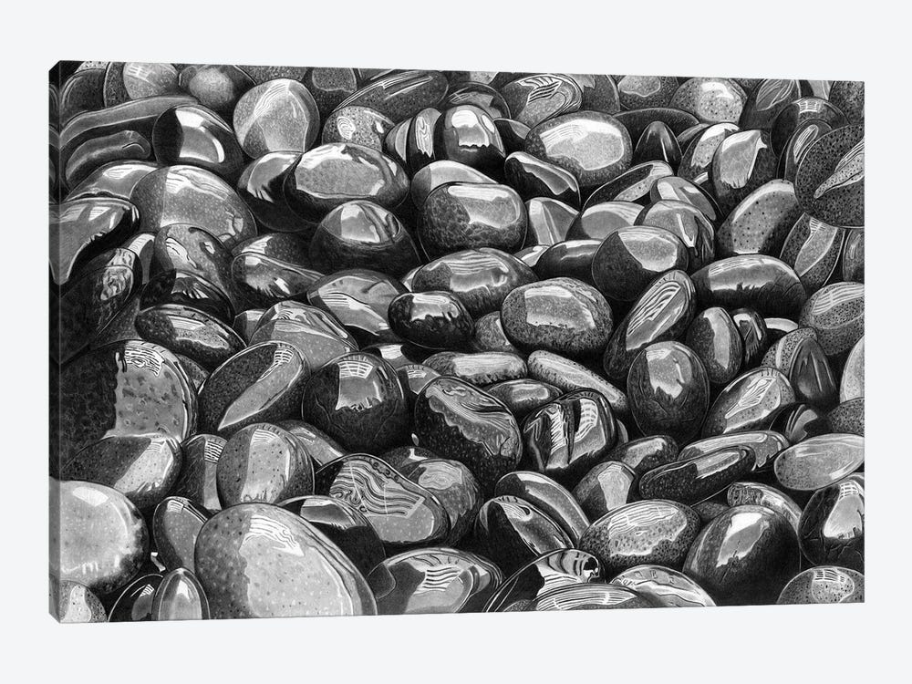 Wet Pebbles VI by Paul Stowe 1-piece Canvas Wall Art