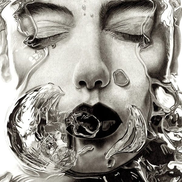 Hyperreal Portraits: Submerged by Paul Stowe