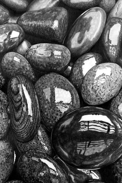 Zen Master: Wet Pebbles I by Paul Stowe