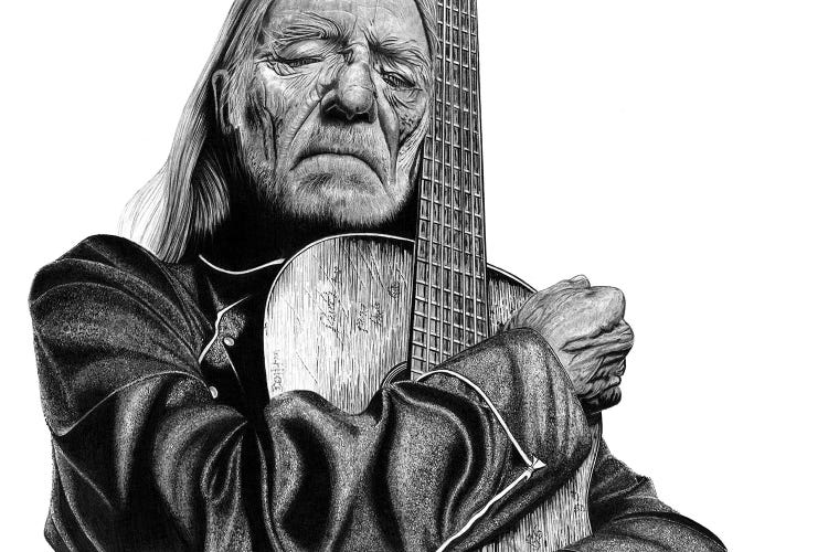 Willie Nelson by Paul Stowe wall art