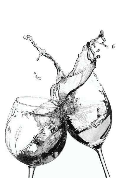 Wine Spash by Paul Stowe framed wall art