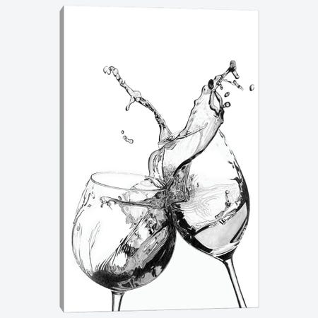 Wine Spash Canvas Print #PSW53} by Paul Stowe Canvas Artwork