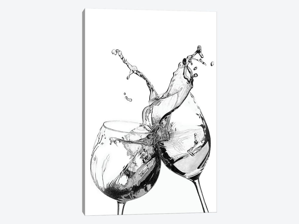 Wine Spash by Paul Stowe 1-piece Canvas Art