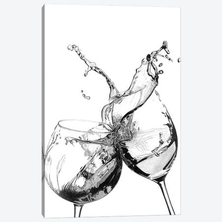 Wine Splash Canvas Print #PSW59} by Paul Stowe Canvas Artwork