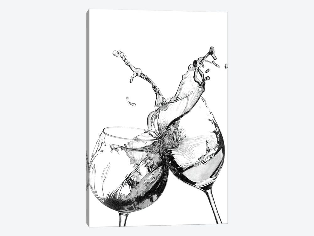 Wine Splash by Paul Stowe 1-piece Canvas Artwork