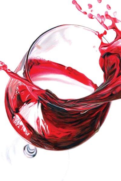 Wine: Red Wine Splash by Paul Stowe