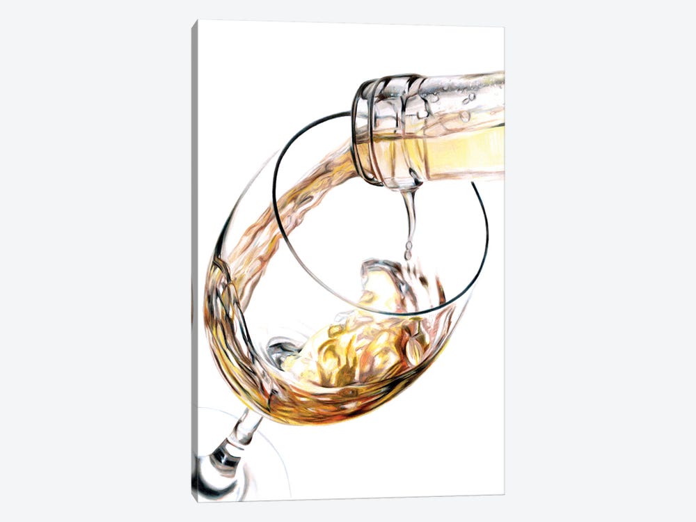 White Wine Pour by Paul Stowe 1-piece Canvas Art