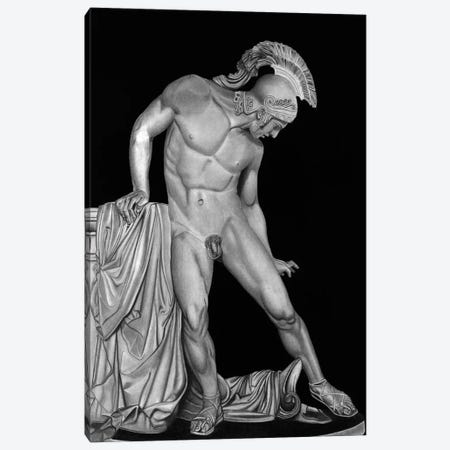 Achilles Canvas Print #PSW77} by Paul Stowe Art Print