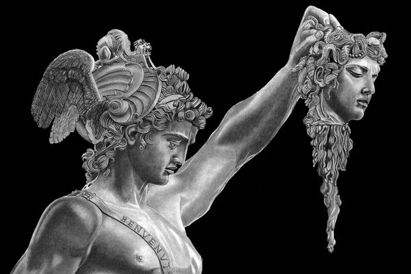 Black & White: Medusa by Paul Stowe