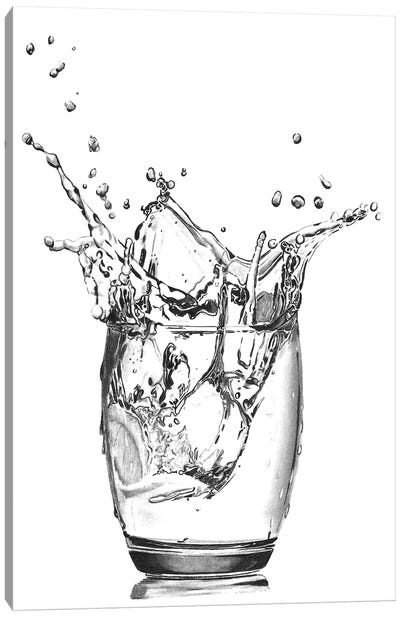 Vodka Ice Canvas Art Print - Winery/Tavern