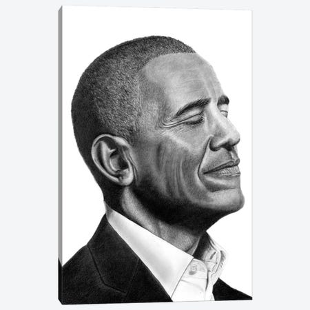 Obama II Canvas Print #PSW84} by Paul Stowe Canvas Artwork