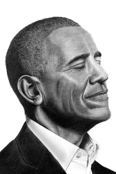 Black & White: Obama II by Paul Stowe