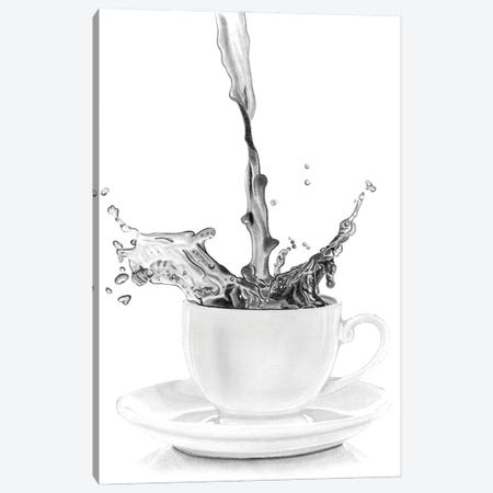 Coffee Splash Canvas Print #PSW85} by Paul Stowe Canvas Artwork