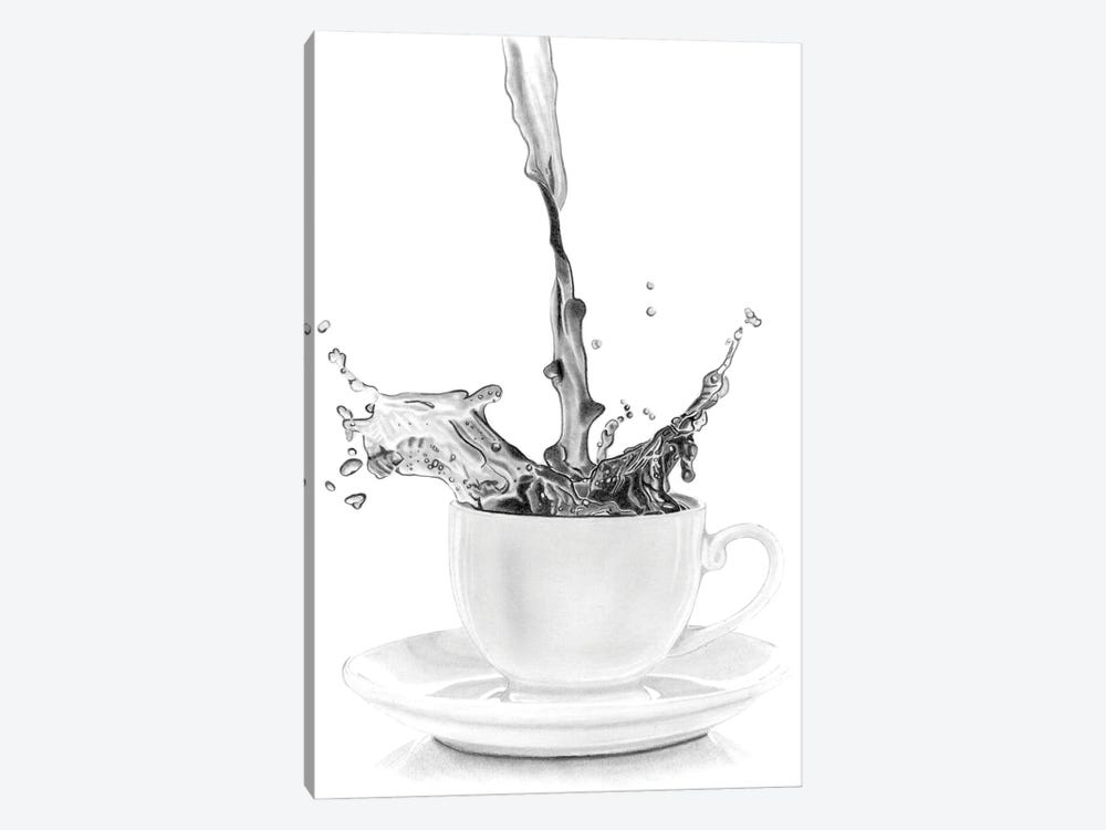 Coffee Splash by Paul Stowe 1-piece Canvas Print