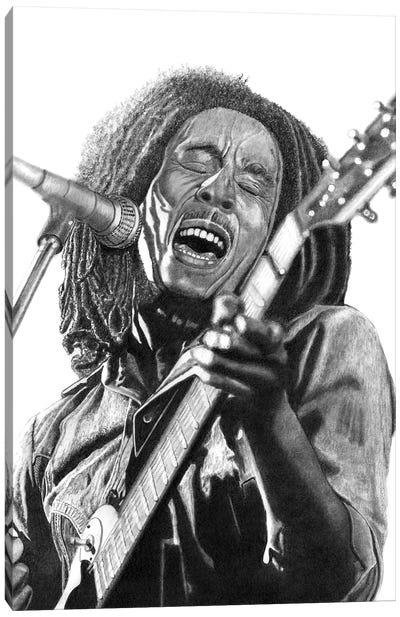 Bob Marley Canvas Art Print - Limited Edition Music Art