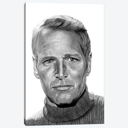 Paul Newman Canvas Print #PSW90} by Paul Stowe Canvas Artwork