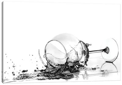 Wine Crash Canvas Art Print - Paul Stowe