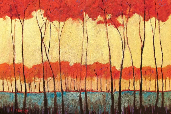 Patty Baker: Tall Red Trees by Patty Baker
