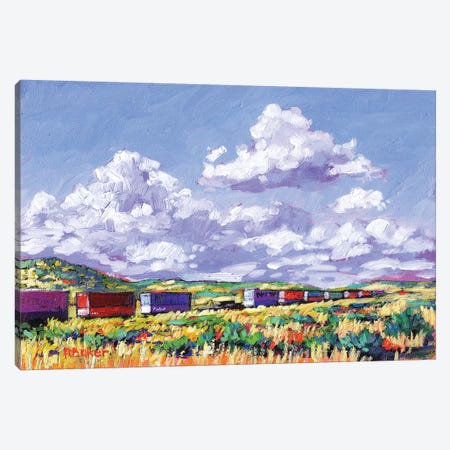 Train Leaving Gallup, New Mexico Canvas Print #PTB145} by Patty Baker Canvas Print