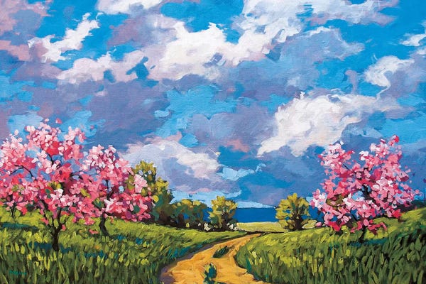 Patty Baker: Western Slope Orchard In The Spring by Patty Baker