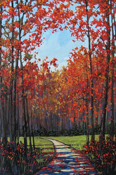 Patty Baker: Autumn Path VII by Patty Baker