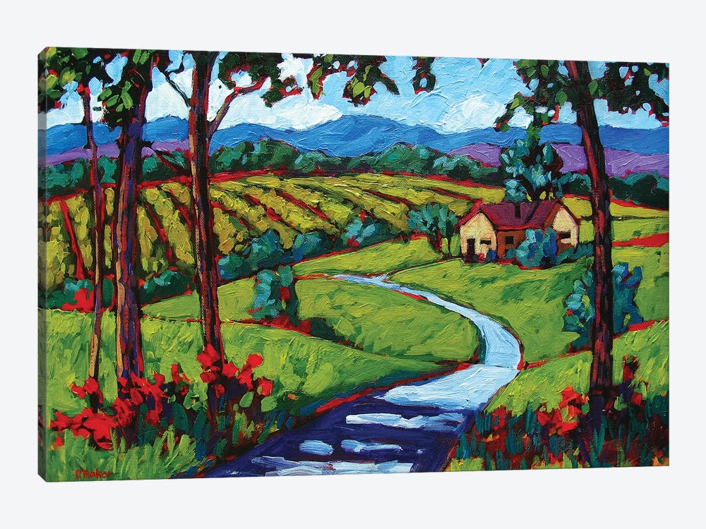 Young America Road in Summer by Patty Baker 1-piece Art Print