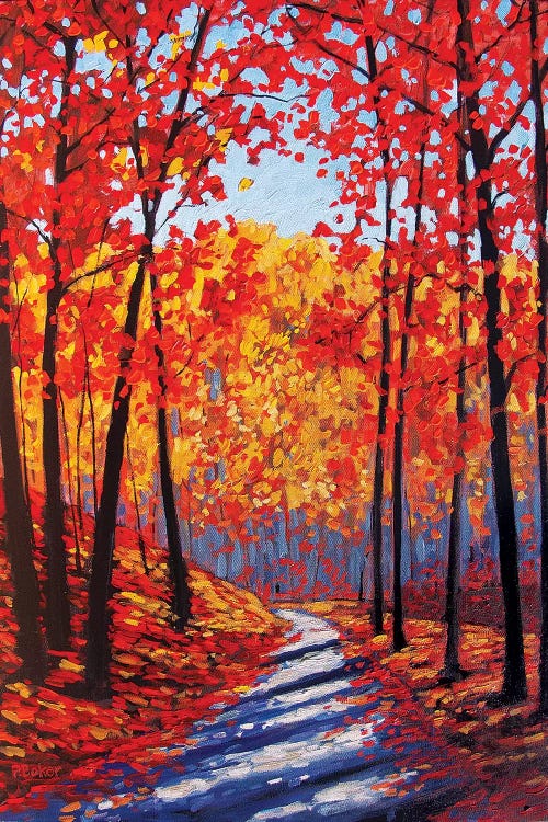 Autumn Path III - In The Hudson River Valley