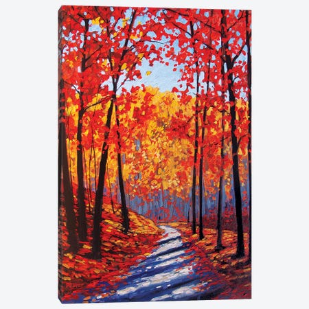 Autumn Path In The Hudson River Valley III Canvas Print #PTB165} by Patty Baker Canvas Art Print