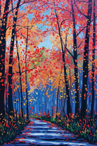 Patty Baker: Autumn Path VIII - In The Hudson River Valley by Patty Baker