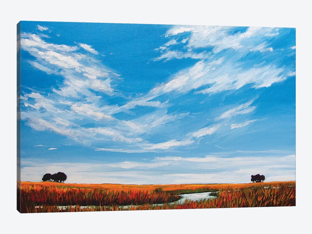 Big Sky Landscape by Patty Baker 1-piece Canvas Art